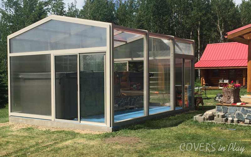 Barrhead Alberta Spa Enclosure