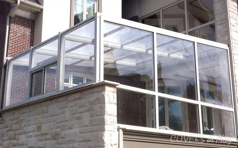 Fixed patio enclosure